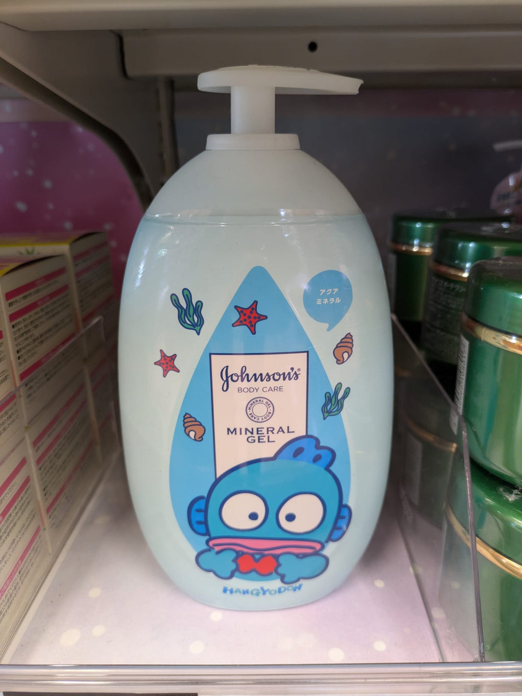 Johnson's Body Care Mineral Gel – Hangyodon Sanrio Limited Edition Japan
