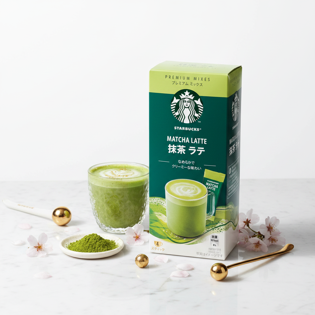 Starbucks Japan Matcha Latte Premium Mix 4 Sticks – Japanese Import available in Bangladesh