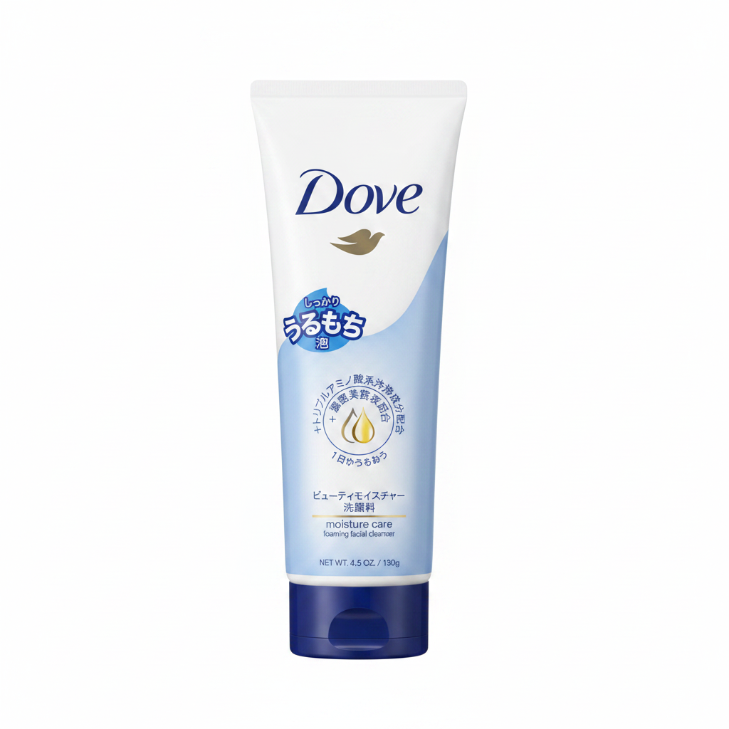 Dove Moisture Care Foaming Facial Cleanser – Studio Product Photography