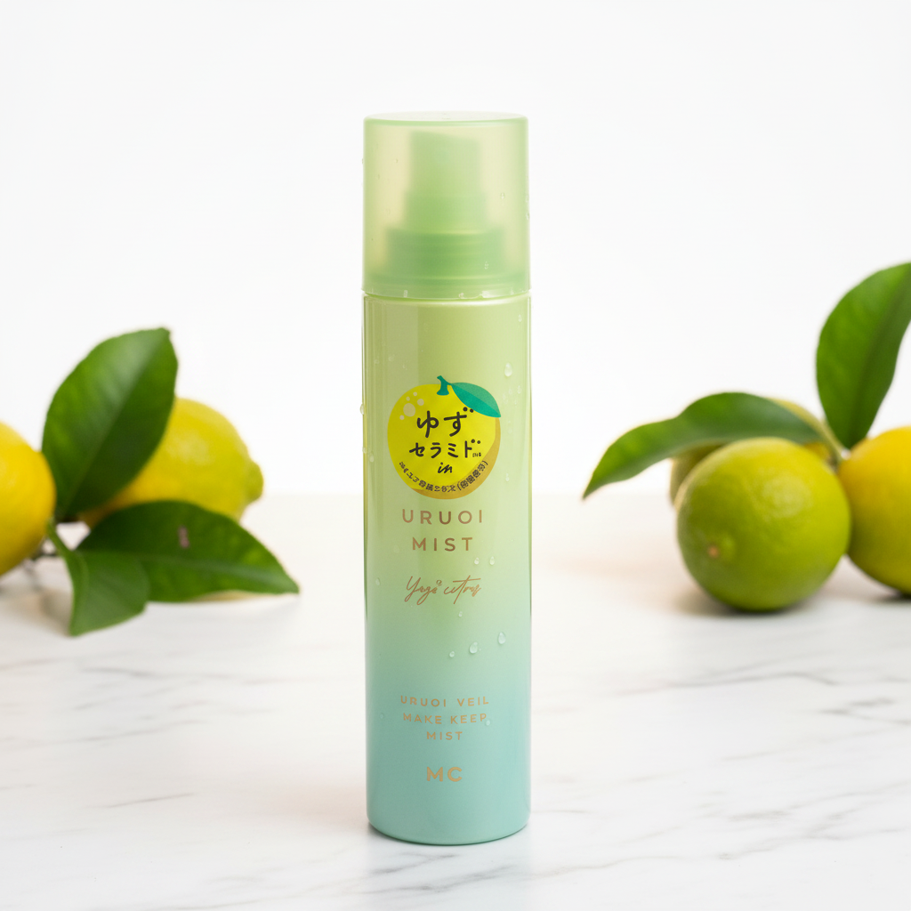 Uruoi Veil Make Keep Mist Yuzu Ceramide Japan - Setting Spray 29 Moisturizing Ingredients BD