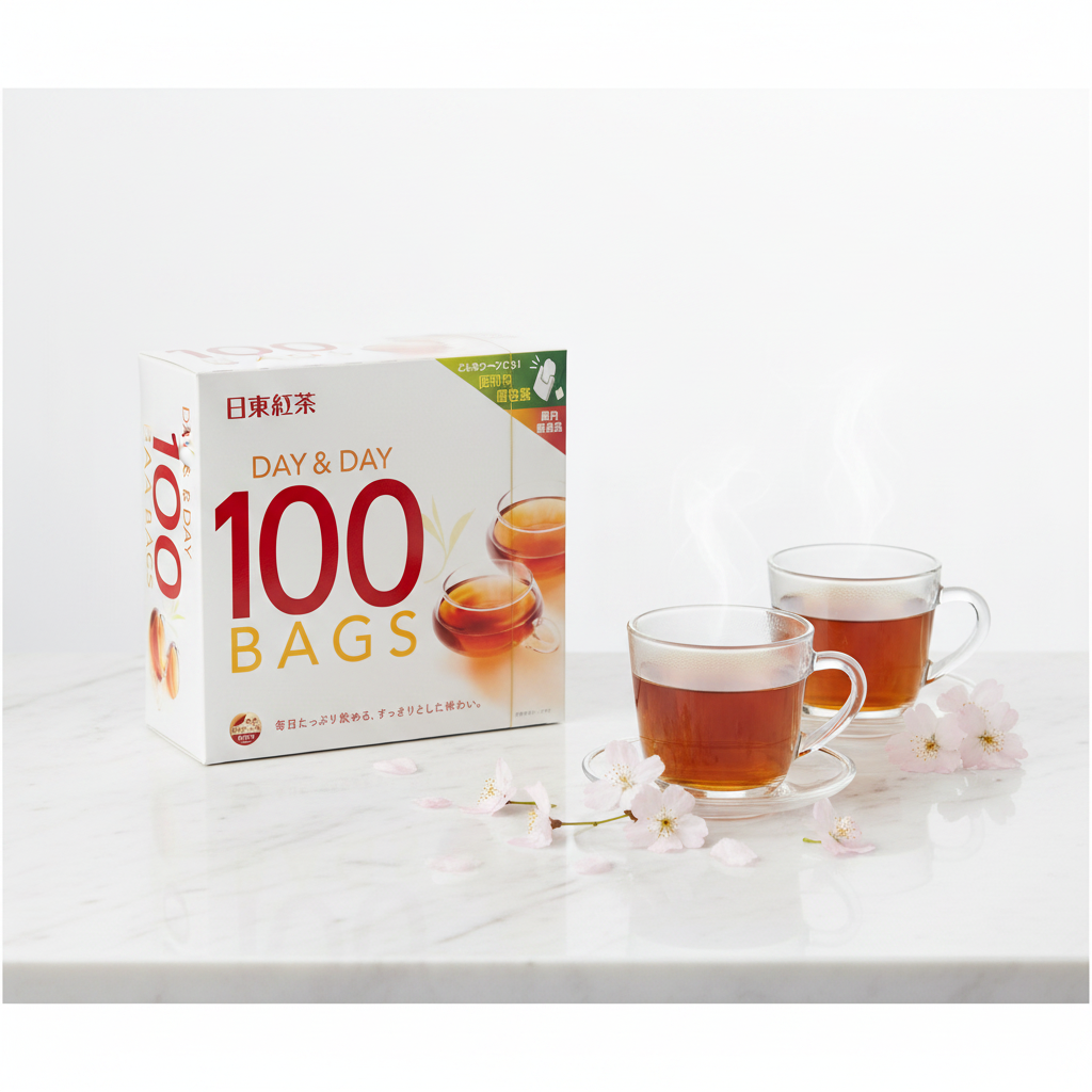 Nitto Kocha Day & Day Japanese Black Tea 100 Bags – Japanese Import available in Bangladesh